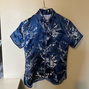 Chinese silk brocade Plum Blossom top